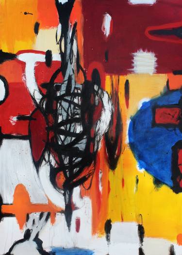 Original Abstract Paintings by Pal Csaba