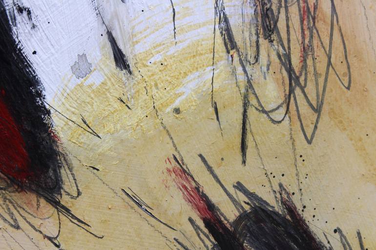 Original Abstract Expressionism Abstract Painting by Pal Csaba