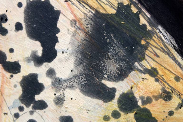 Original Abstract Expressionism Abstract Painting by Pal Csaba