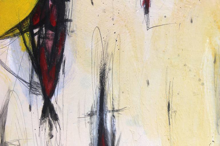 Original Abstract Expressionism Abstract Painting by Pal Csaba