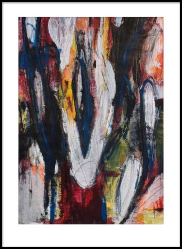 Original Abstract Expressionism Abstract Paintings by Pal Csaba