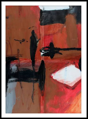 Print of Abstract Expressionism Abstract Paintings by Pal Csaba