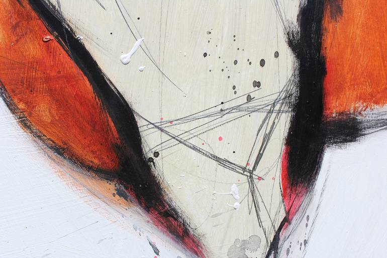 Original Abstract Expressionism Abstract Painting by Pal Csaba