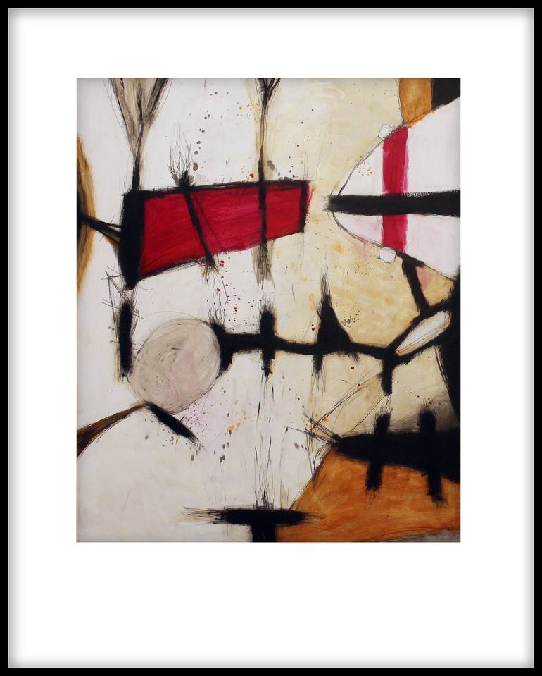 Print of Abstract Expressionism Abstract Paintings by Pal Csaba