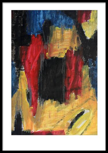 Print of Abstract Expressionism Abstract Paintings by Pal Csaba