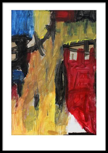 Print of Abstract Expressionism Abstract Paintings by Pal Csaba