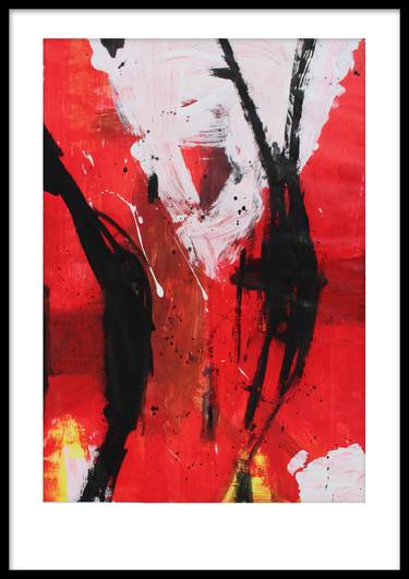 Original Abstract Expressionism Abstract Paintings by Pal Csaba