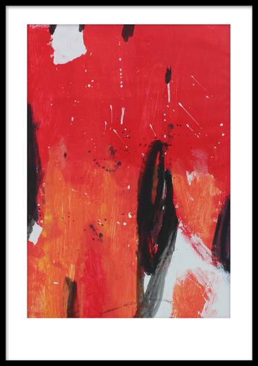 Print of Abstract Expressionism Abstract Paintings by Pal Csaba