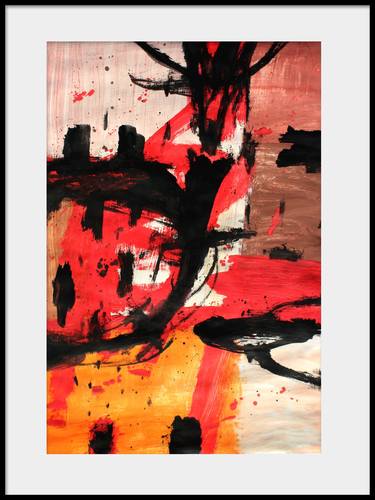 Original Abstract Paintings by Pal Csaba