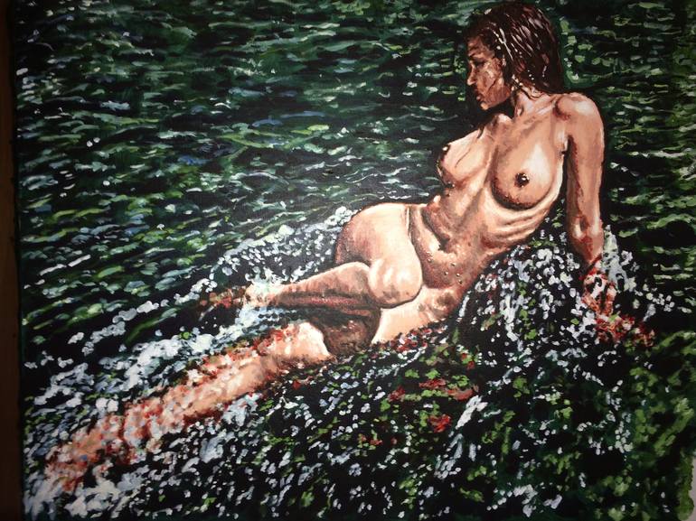 Original Nude Painting by Jack Tribeman