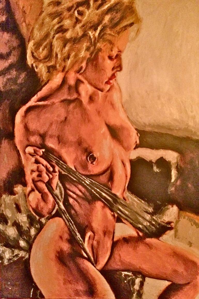 Original Erotic Painting by Jack Tribeman