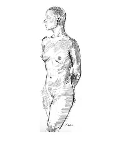 Original Figurative Body Drawings by Corn Shuk Mei Ho
