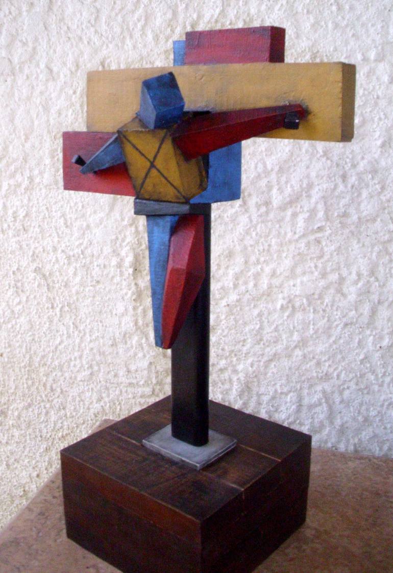 Original Abstract Religion Sculpture by Raúl Pérez Fernández