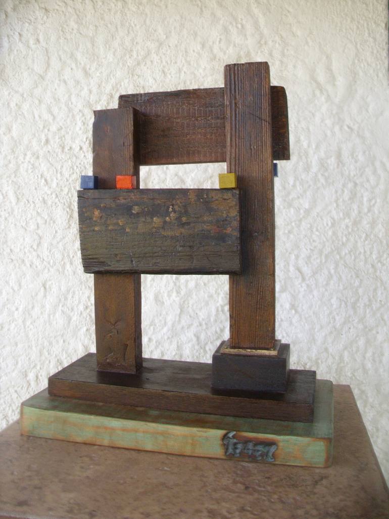 Original Abstract Expressionism Abstract Sculpture by Raúl Pérez Fernández