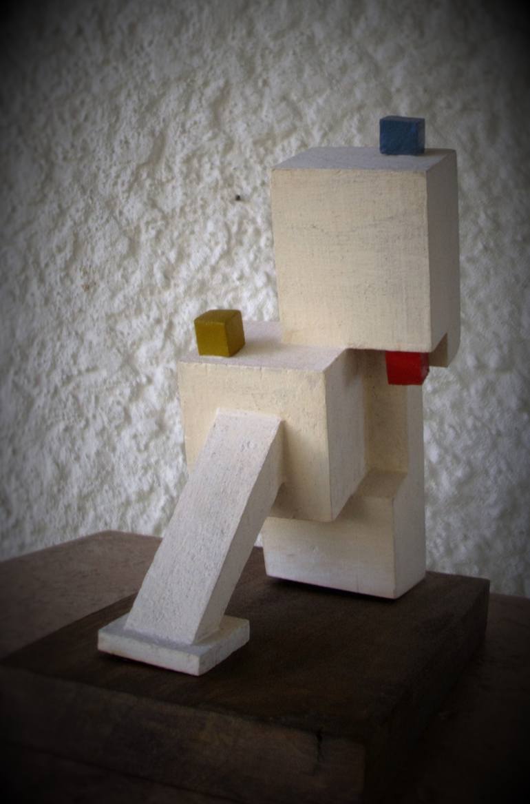 Original Abstract Expressionism Abstract Sculpture by Raúl Pérez Fernández