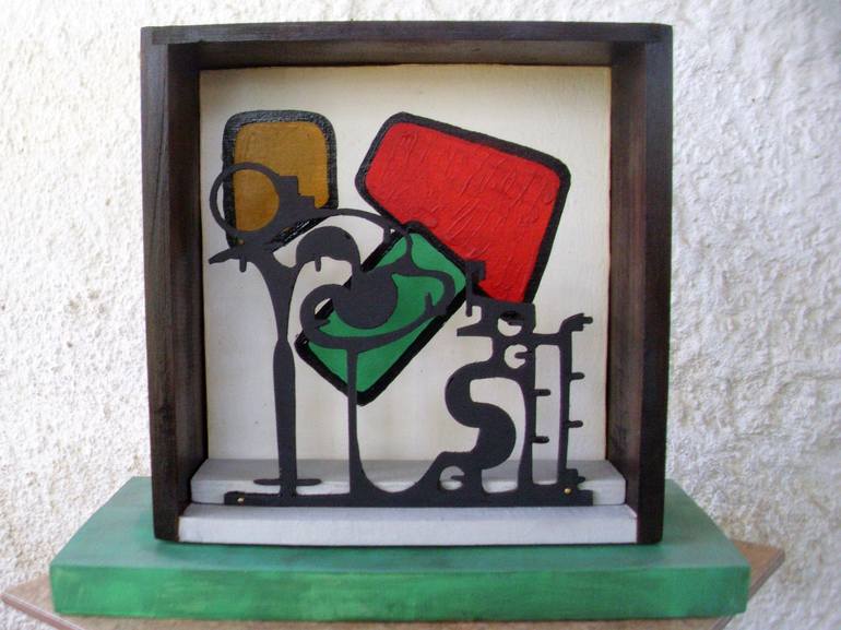 Original Expressionism Abstract Sculpture by Raúl Pérez Fernández