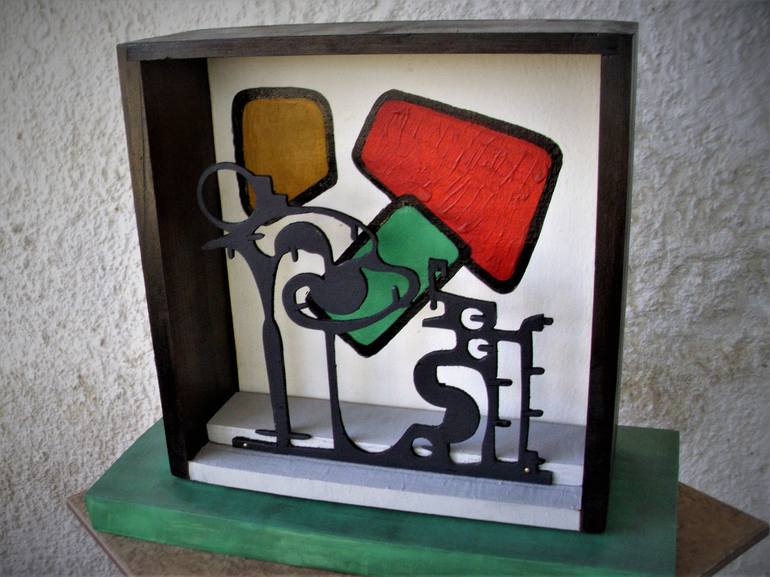 Original Abstract Sculpture by Raúl Pérez Fernández