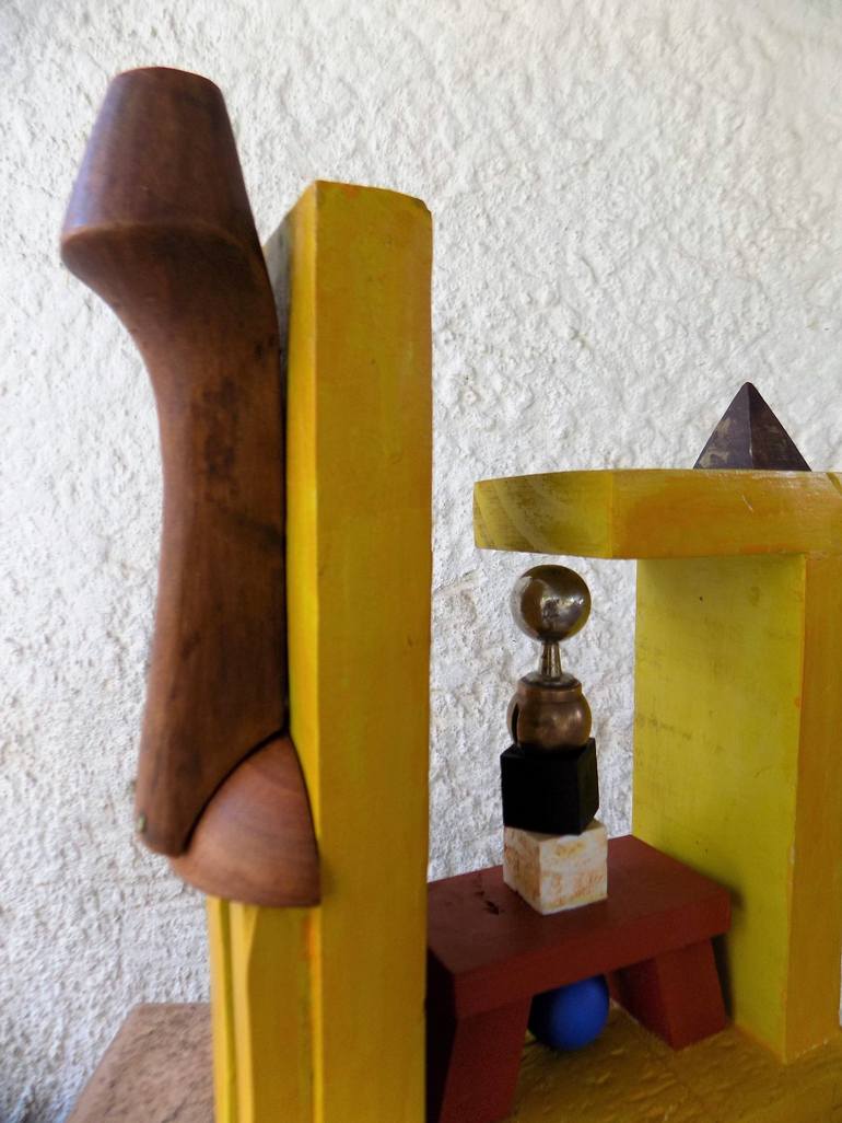 Original Abstract Expressionism Architecture Sculpture by RaúL PéRez FernáNdez