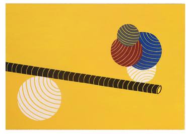 Print of Abstract Patterns Paintings by Uri Cohen