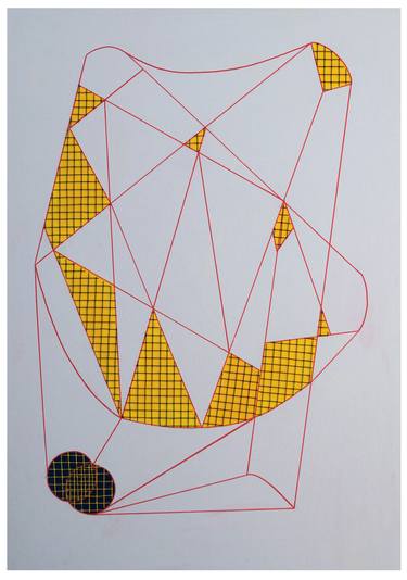 Print of Abstract Collage by Uri Cohen