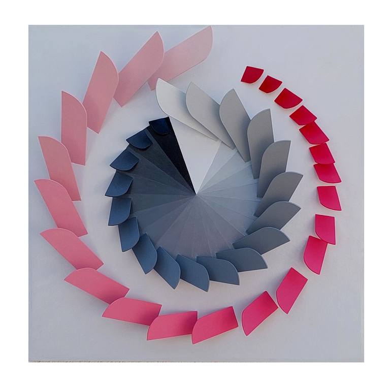 Original Conceptual Geometric Installation by Uri Cohen