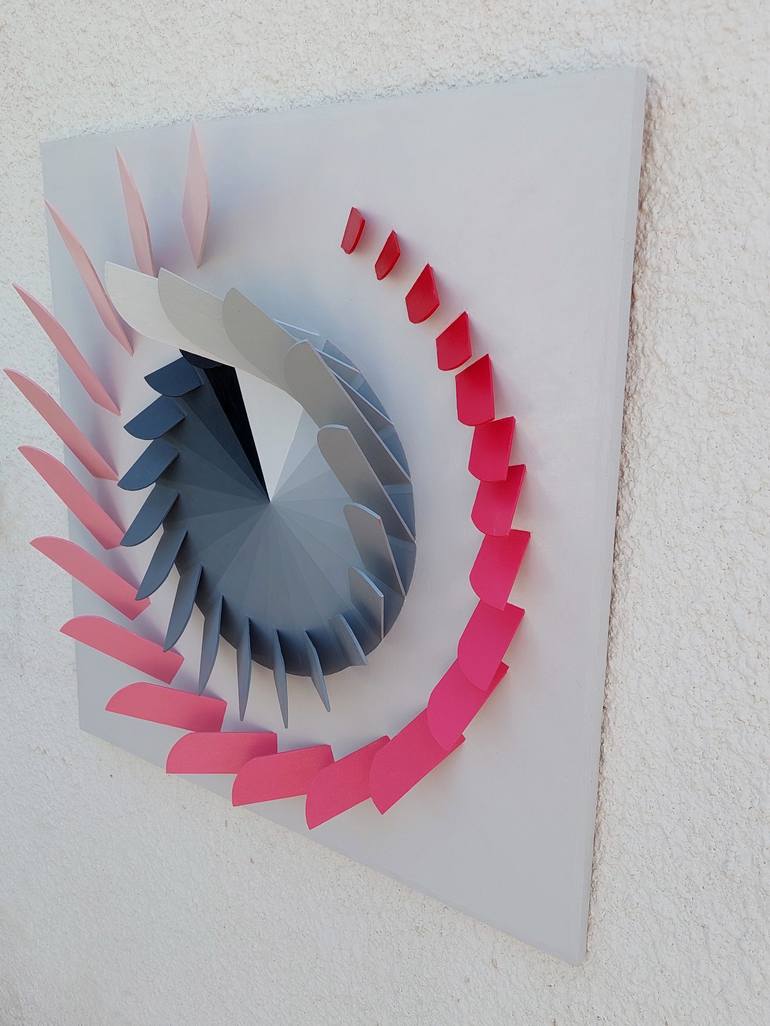 Original Geometric Installation by Uri Cohen