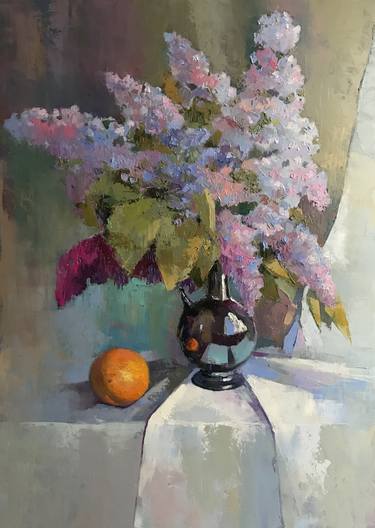 Original Impressionism Still Life Paintings by Andrii Roshkaniuk