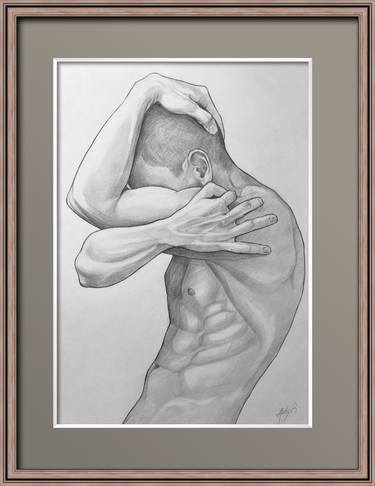 Print of Figurative Body Drawings by Andrii Roshkaniuk