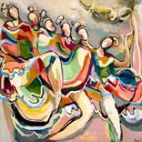 Collection Figural Abstracts Inspired by Cecily Brown