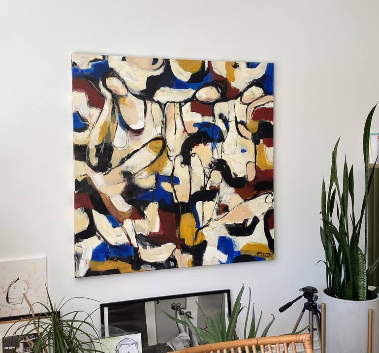 Original Abstract Painting by Magdalena Krzak