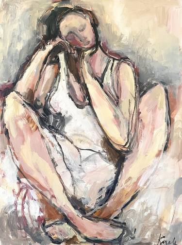 Print of Contemporary Women Paintings by Magdalena Krzak
