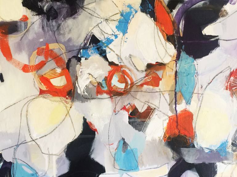 Original Abstract Painting by Magdalena Krzak