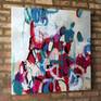 Acrylic and pencil on canvas. Painting is signed and sides are painted.