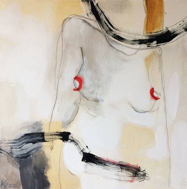 Print of Figurative Women Paintings by Magdalena Krzak