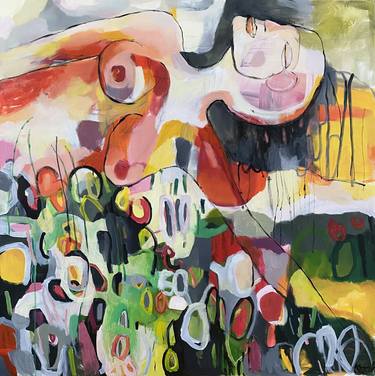 Original Abstract Women Paintings by Magdalena Krzak