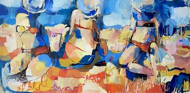 Print of Abstract Beach Paintings by Magdalena Krzak