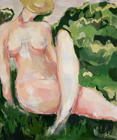 Print of Figurative Nude Paintings by Magdalena Krzak