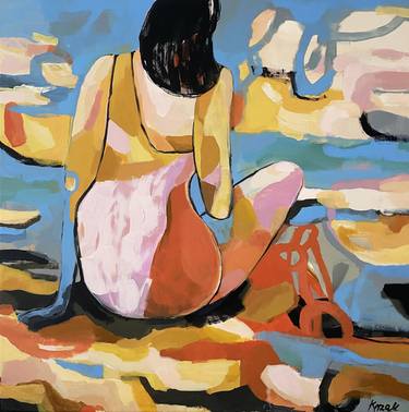 Original Abstract Women Paintings by Magdalena Krzak