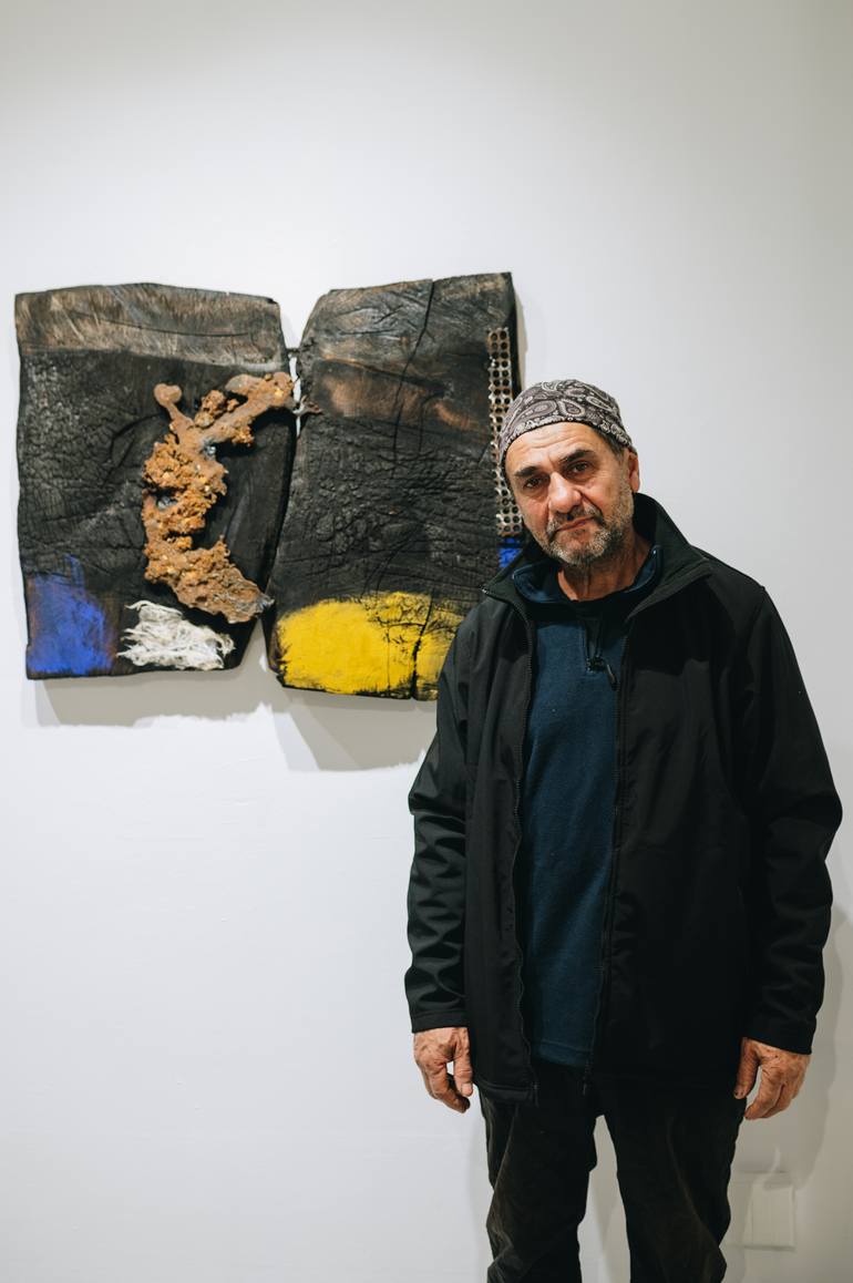 Original Art Deco Abstract Painting by Rumen Dimitrov