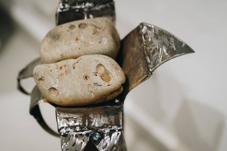 Original Art Deco Abstract Sculpture by Rumen Dimitrov