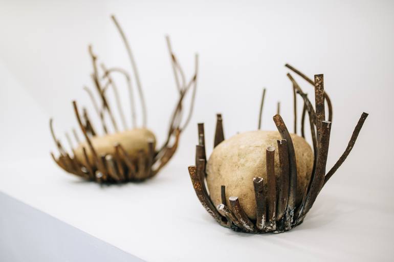 Original Art Deco Abstract Sculpture by Rumen Dimitrov