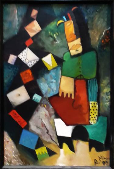 Print of Art Deco Abstract Paintings by Rumen Dimitrov