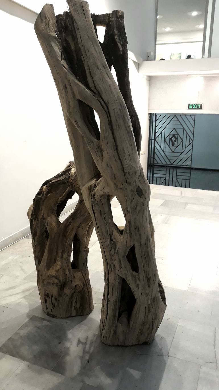 Original Art Deco Abstract Sculpture by Rumen Dimitrov