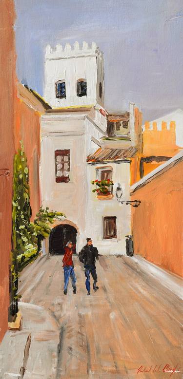 Original Figurative Architecture Paintings by Roland Weight