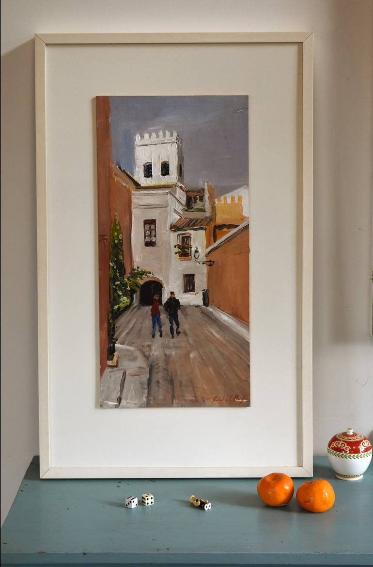 Original Figurative Architecture Painting by Roland Weight