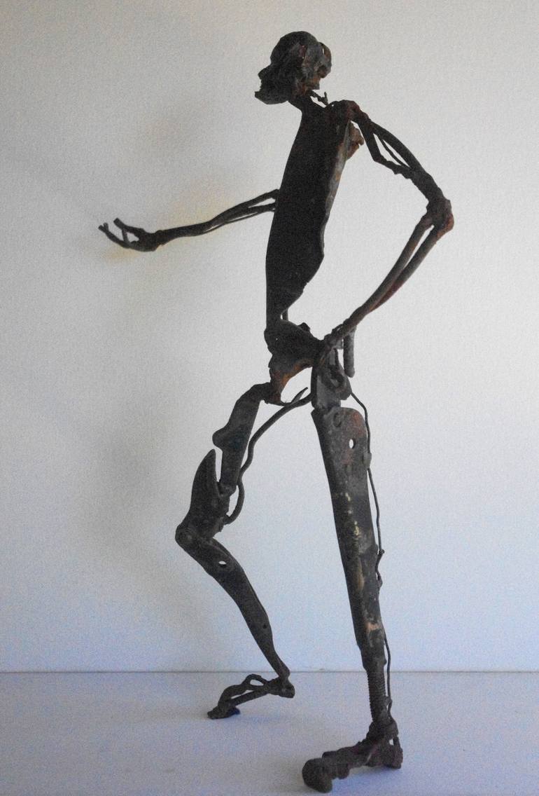Original Abstract Performing Arts Sculpture by Roland Weight