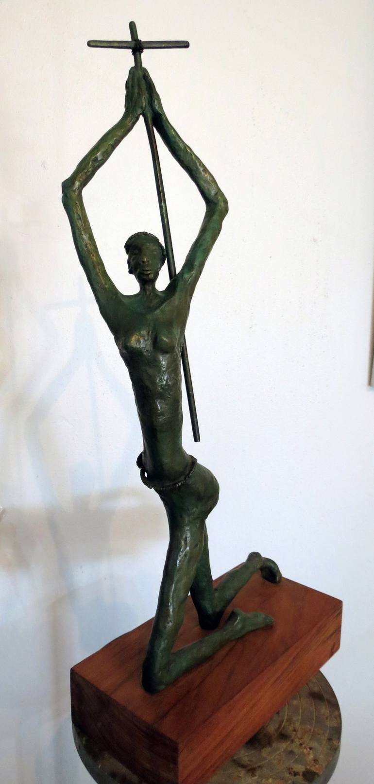 Original Religious Sculpture by Stephanie Bester