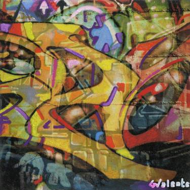 Original Street Art Graffiti Collage by Giuseppe Valente