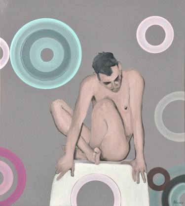 Print of Conceptual Nude Paintings by Giuseppe Valente