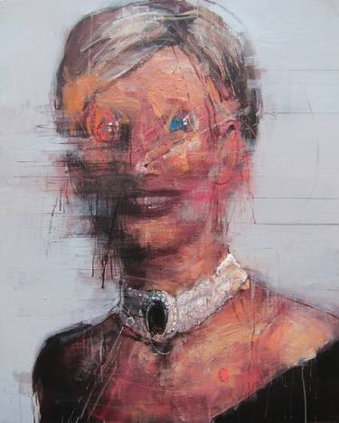 Print of Expressionism Portrait Paintings by Kim Byungkwan